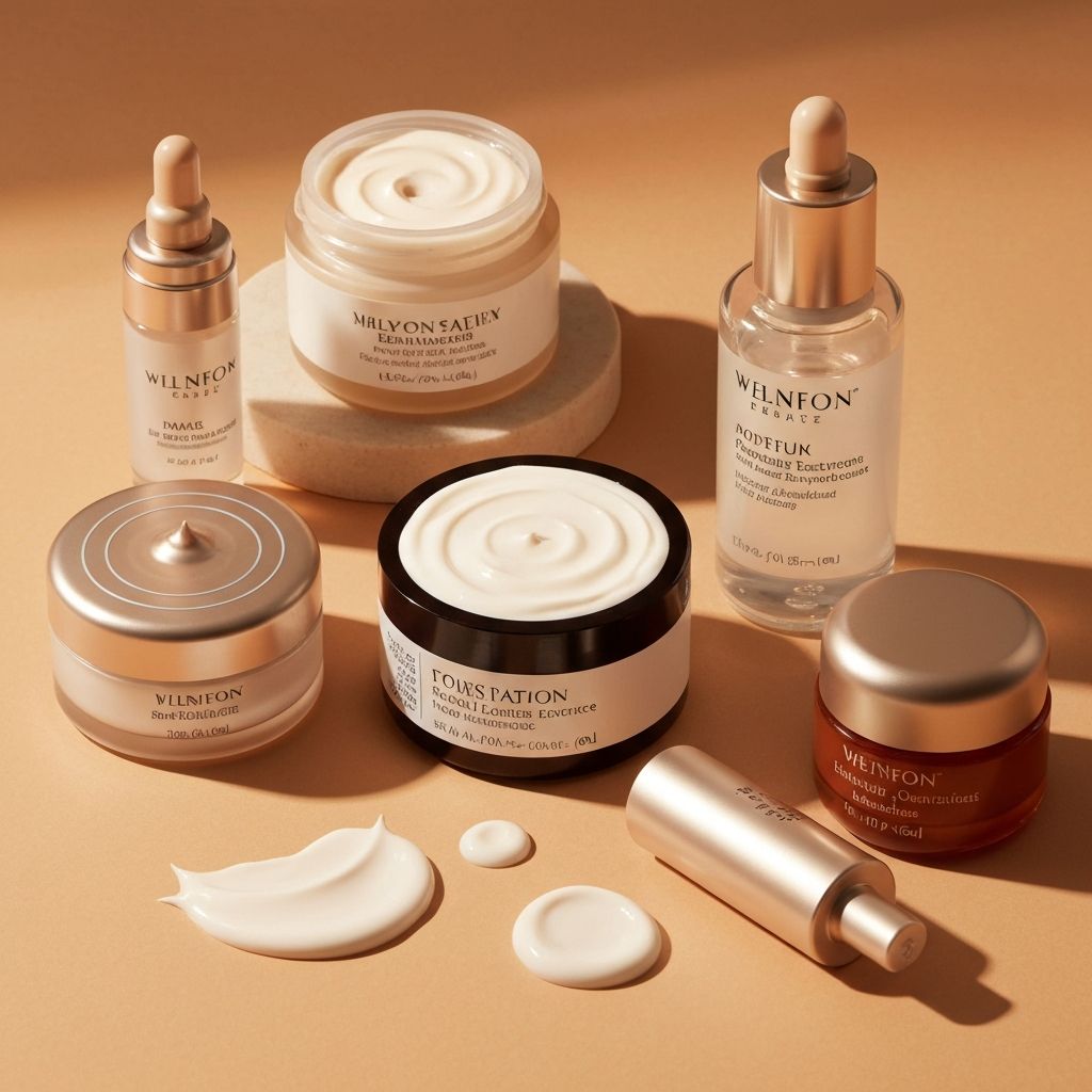 Combinación de productos populares de cuidado facial